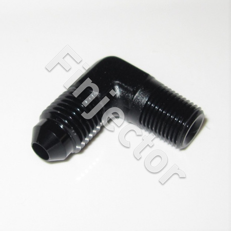 AN4 Male Flare, 90° to 1/8' NPT (GBAN822-4D)