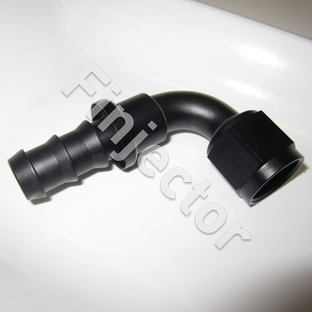 AN10 Push-On 90° Degree Hose End Elbow Fitting For 5/8" (16mm)