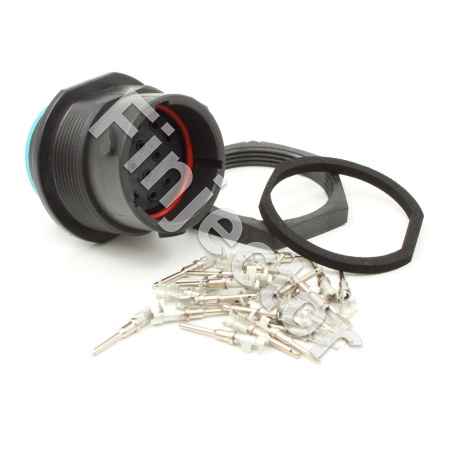 14 pole connector set, pins, 0.75-2 mm2 (HDP24-18-14PE-SET-C)