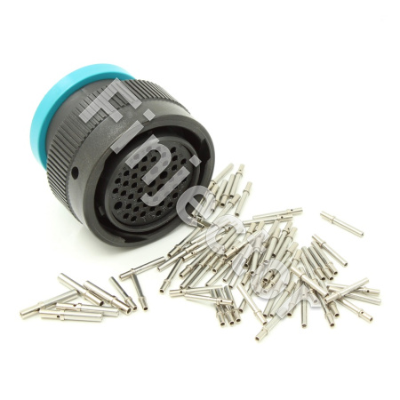 Deutsch 47-pin female connector kit, bulkhead mount, female crimp pins, 0.2–0.5 mm² / 0.5–1 mm² (HDP26-24-47SE-L017-SET)