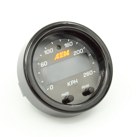 X-Series GPS Speedometer Gauge 0- 160mph / 0 - 240kph (AEM 30-0313)