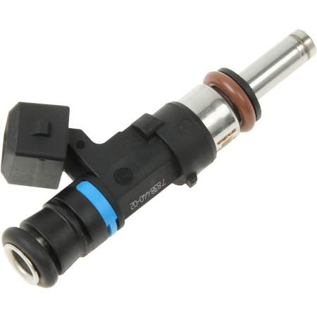 EV14-Suutin, 12 Ohm, 276cc, E15°, Gamma 10°, Jetronic (EV1), O-O 49, Keskipitkä, Pitkä suutinkärki (E9X BMW M3, S65B40A, BMW 13647838440) (Bosch 0280158164)