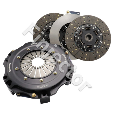 CLUTCH, ST-246, 2 PL, UHR, GRAY, ORGANIC, SPRUNG HUBS, 1" X 24 SPLINE, G SPRING (850 LB-FT), (TILTON