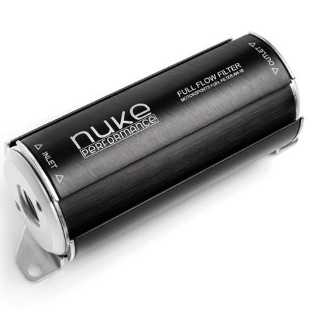 Fuel Filter 10 micron Cellulose element , AN10 ORB (Not for E85) (NUKE 200-01-201)