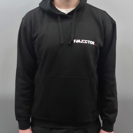 Finjector.com Hoodie without zipper, 35% Cotton 65% polyester