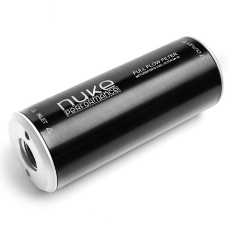 Fuel Filter Slim 10 micron Cellulose element, AN10 ORB (Not for E85) (NUKE 200-02-201)