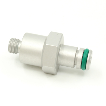 Fuel log fitting to M10x1