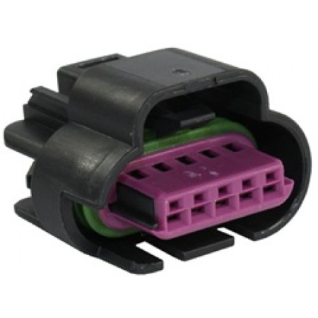 Automotive Connectors 5P SEALED FEMALE 15A GT150 BLACK (15305555)