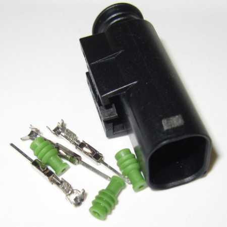 3 pole connector kit 0.5 -0.75 mm², QUAD-male-pins (MQS)