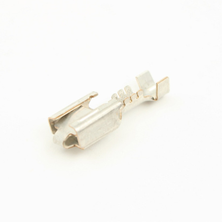 Flat terminal 6.3 mm for wire size 0.5 - 0.8 mm