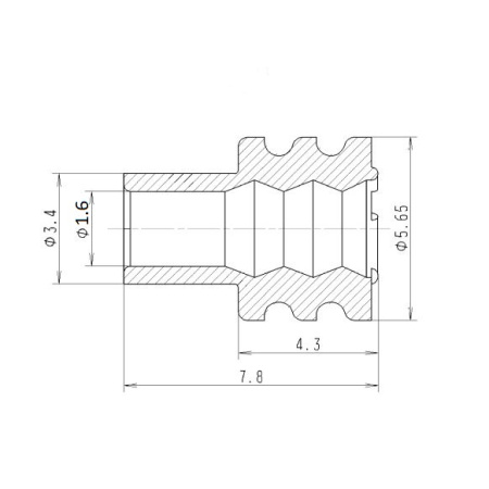 BTC / BTL 2.8 / Single Wire Seal / Ø2.0-Ø2.7 (FLR) / Reddish (Bosch 1928301206)