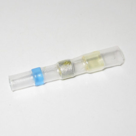 Shrink butt splice, Yellow/Blue, for 4.5/6 mm cable