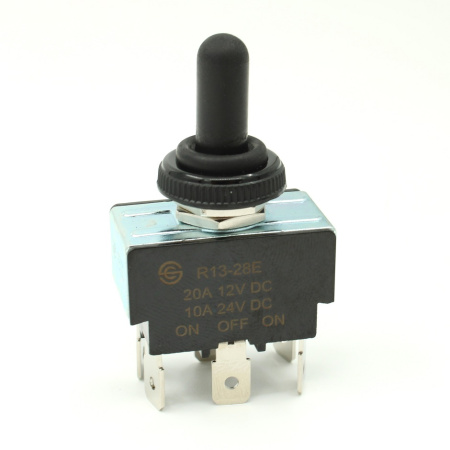 C-PWR Toggle switch 12/24V ON-OFF-ON 6 TERMNALS (29-1518-C)