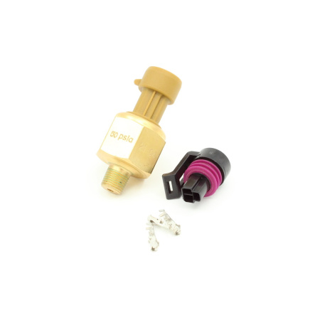 2.5 Barin ahtopaineanturi (3. 5 Bar abs./ 50 PSIa ), Brass Sensor Kit. Brass Sensor Body. 1/8" NPT Male Thread. (AEM 30-2131-50)