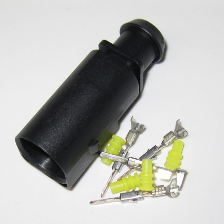 4 pole connector set, 0.5-1 mm2, JMT-MALE (4B0973712-SET-1)
