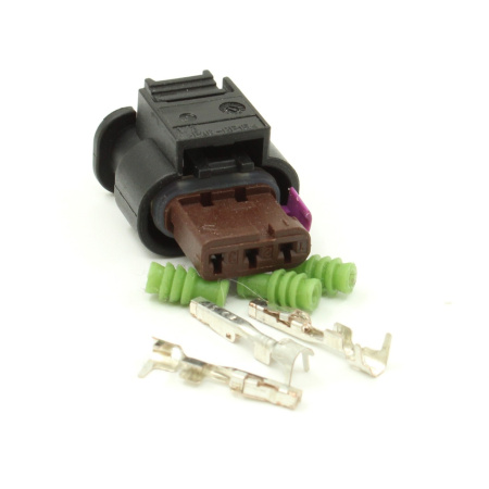 3 pole male connector set, 0.75–1 mm² (4H0973703A-SET-2)