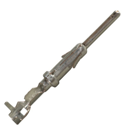 KKS LKS 1,5 ELA-U, 0.25 - 0.5 mm², Ø 1,5 mm, Round Male pin, Silver-plated, With wrap-over crimp  (JMT-SEAL)