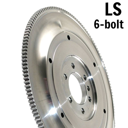 Vauhtipyörä, Chevy LS 6-pulttinen, 8.5" kytkimelle, Step, 168 hammaskehällä (TILTON 51-2004)