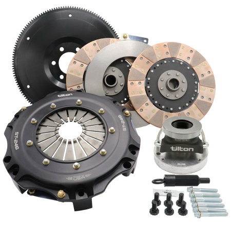 ST-246 TWIN DISC CLUTCH KIT, CERAMETALLIC DISCS, CAMARO ZL1 GEN5, INCLUDES HRB, 1250 LB-FT, (TILTON