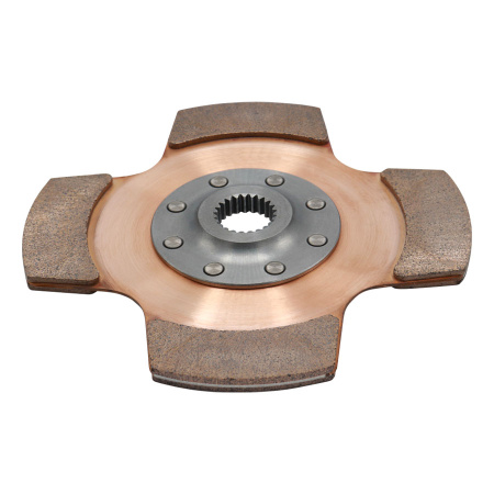 1 (V) Clutch Disc Pack, Ceram, 7.25", 29/32" spline, 21 teeth (TILTON 64185-8-V-26)