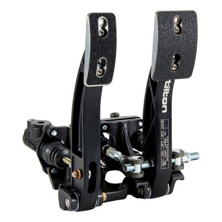 800-SERIES PEDAL ASSY, FLOOR MNT, 2 PEDAL, ALUMINUM, (TILTON 72-804)