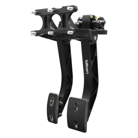 800-SERIES PEDAL ASSY, OVERHUNG, 2 PEDAL, ALUMINUM, TRUNNION TYPE BB, (TILTON 72-808-S)
