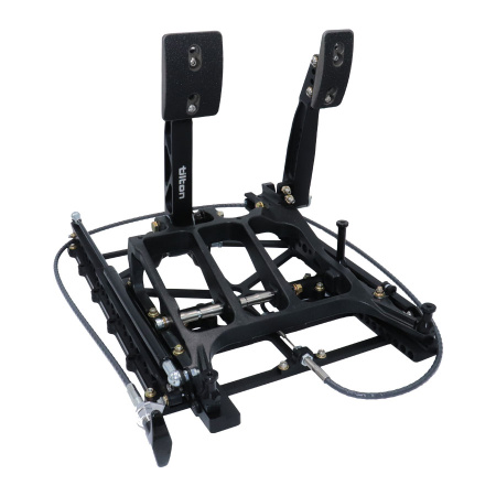 850-SERIES PEDAL ASSY, 2-PEDAL UNDERFOOT, BRAKE & THROTTLE, TRUNNON TYPE BB, WITH SLIDER SYSTEM, (TI