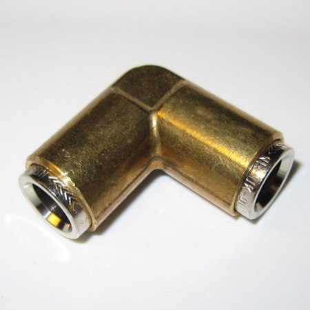 Ext. duct for 8/10 mm (ID/OD) polyamide tube, 90deg angle