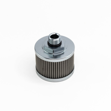 Fuel pump pre-filter, SS, 8AN, 100 micron, universal. Fits DW pumps 9-350i (8-01-08100)