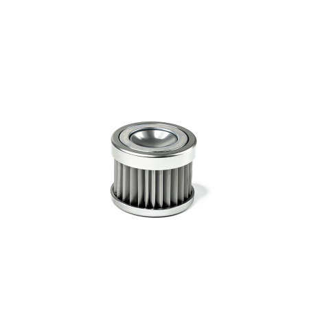 In-line fuel filter element, stainless steel 5 micron. Fits DW 70mm housing.   Universal