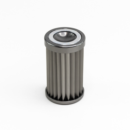 In-line fuel filter element, stainless steel 10 micron. Fits DW 110mm housing, Universal