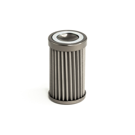 In-line fuel filter element, stainless steel 40 micron. Fits DW 110mm housing, Universal