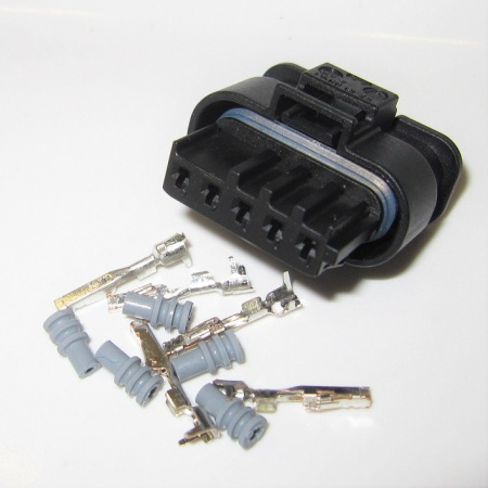 5 Pole 1.2 SealStar FA Connector KIT. Code A. Terminals for 0.5 - 0.75 mm². (Hirschmann 872-860-541-SET-1)