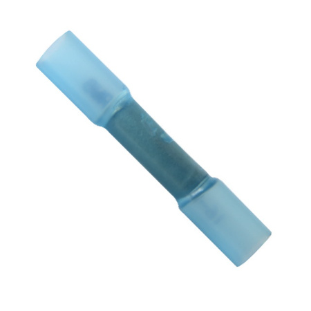 Heat shrink cylindric terminal blue for wire size 1.0-2.5mm2
