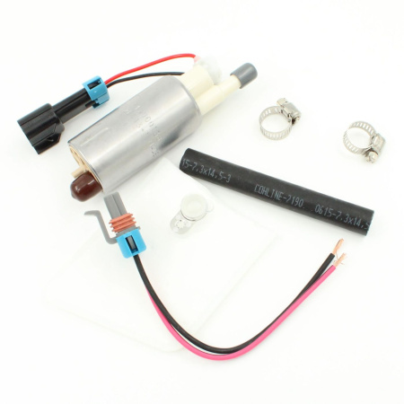 Walbro E85-yhteensopiva polttoainepumppu tankin sisään asennussarjalla, 205 L/h @ 3 Bar. E85/RE85 yhteensopiva