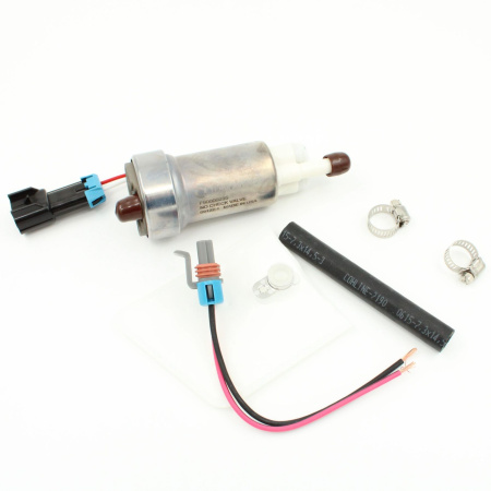 Walbro fuel pump with installation KIT, 12V, 535 lph. 9.5 mm hose connection, Without check valve.