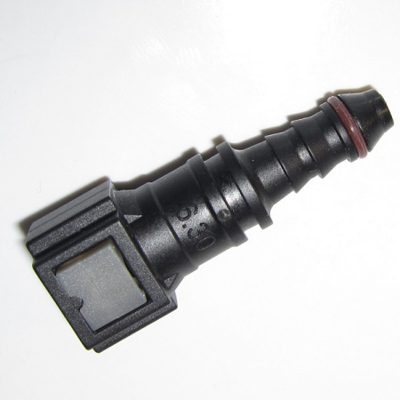 Quick connector, 9.49 mm (3/8"), 10 mm hose connection