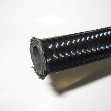 GB721 AN8 Teräspunoskumiletku, MUSTA, sisä 7/16" (11,1mm) ulko 11/16" (17,1mm) (GB0721BLK-8)