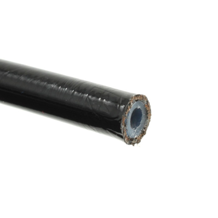 GB725 AN3 Stainless Steel Braided Hose Teflon (PTFE), Black PVC