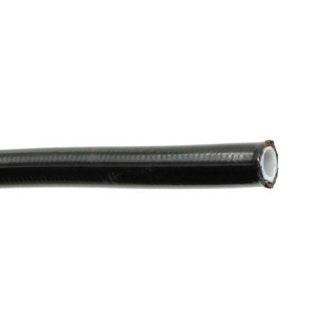 GB725 AN4 Teräspunosletku Teflon (PTFE), Mustalla muovikuorella, sisä 3/16" (4.83mm) ulko 19/64" (7.62mm) (GB0725B-04)