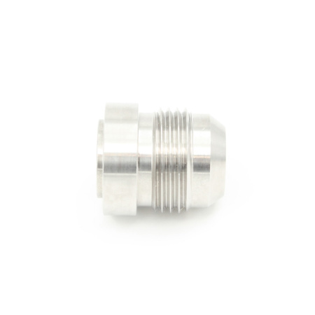 AN12 Weld On Bung, 1-1/16" x12 UNF Male Thread, Stainless Steel 