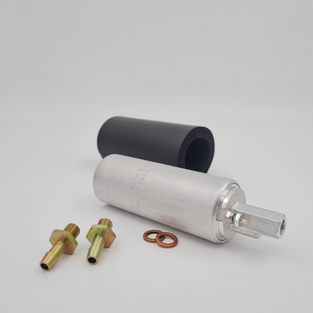 Fuel delivery pump, 138 l/h/ 1 Bar, 8mm hose fittings/M10x1 thread