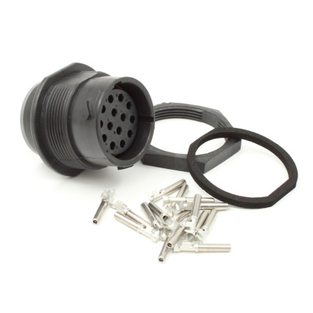 14 pole connector set, sockets, 0.75 - 2 mm2 (HDP24-18-14SE-SET-