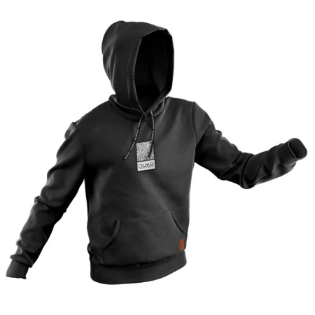 Nuke Performance Black Hoodie, L (nuke-black-hoodie-large)