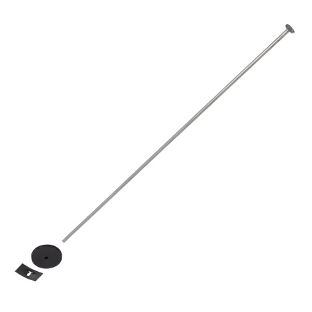 Fan Mounting Pin, 2mm x 180mm, rubber washer and spring lock