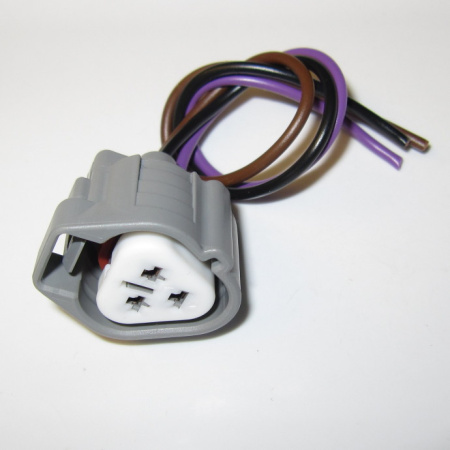 3 pole connector KIT with 14 cm pigtails, for Common Rail injectors 