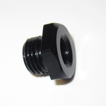 Fitting adapter, M14 X 1.5 / inner thread M10 X 1, aluminium